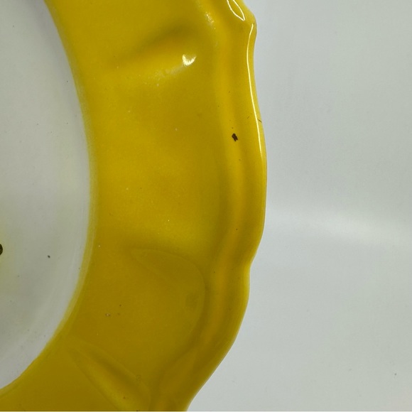 Vintage Made in Italy Hand Painted Turkey Plate.  Serve Ware Thanksgiving Farm - Picture 4 of 9